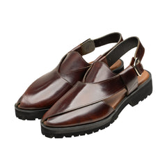 Pasha - Oxblood Peshawri Chappal