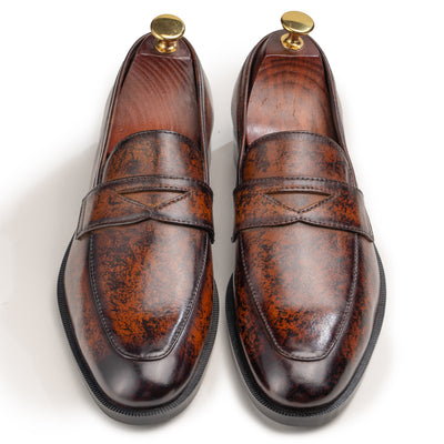 Cuenca - Patina Penny Loafers