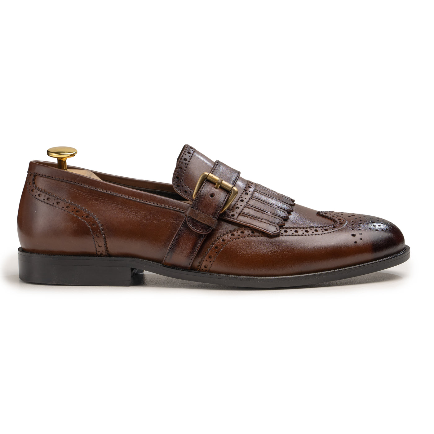 Oviedo - Brogue Fringe Loafers