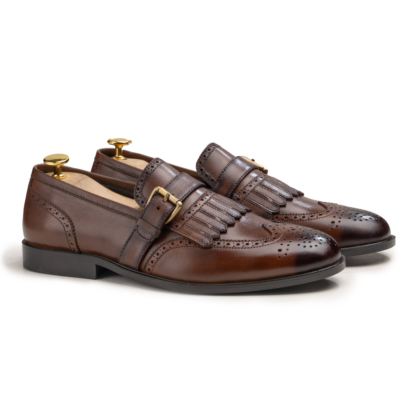 Oviedo - Brogue Fringe Loafers