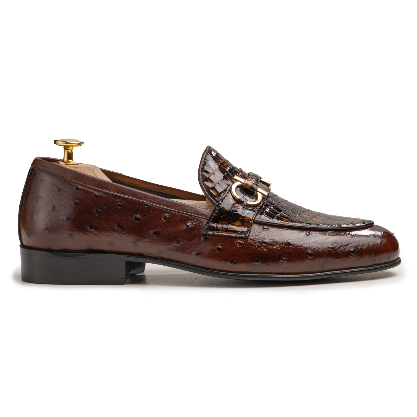 Burgos - Patent Croc Loafers