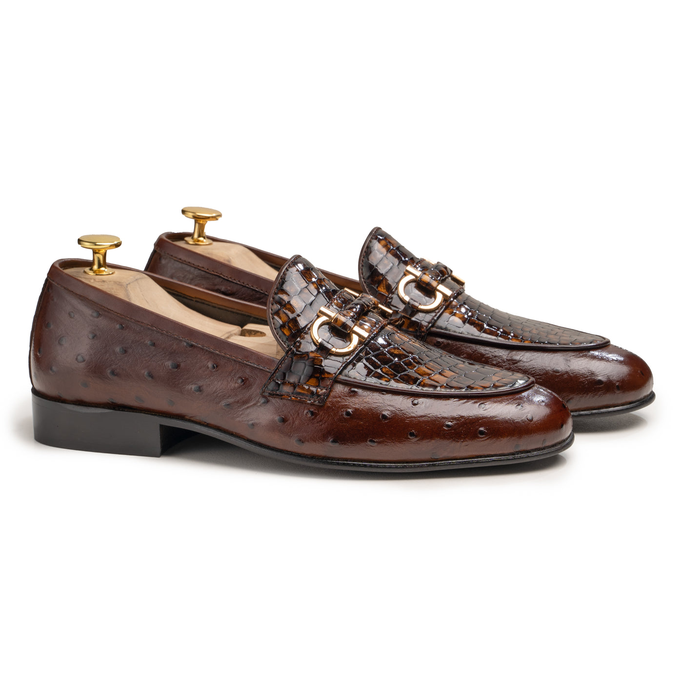 Burgos - Patent Croc Loafers