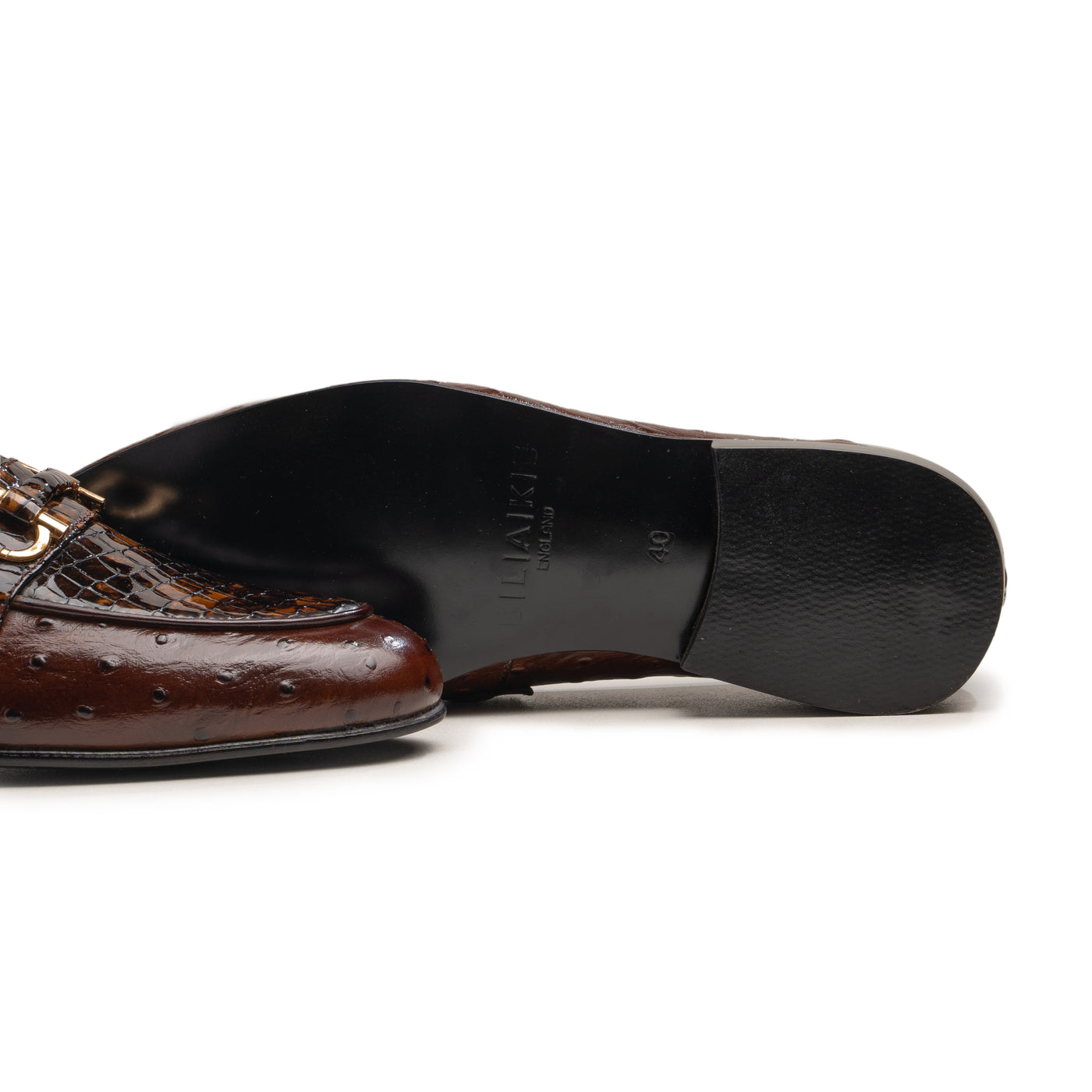 Burgos - Patent Croc Loafers