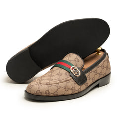 GG Strap Loafers Beige
