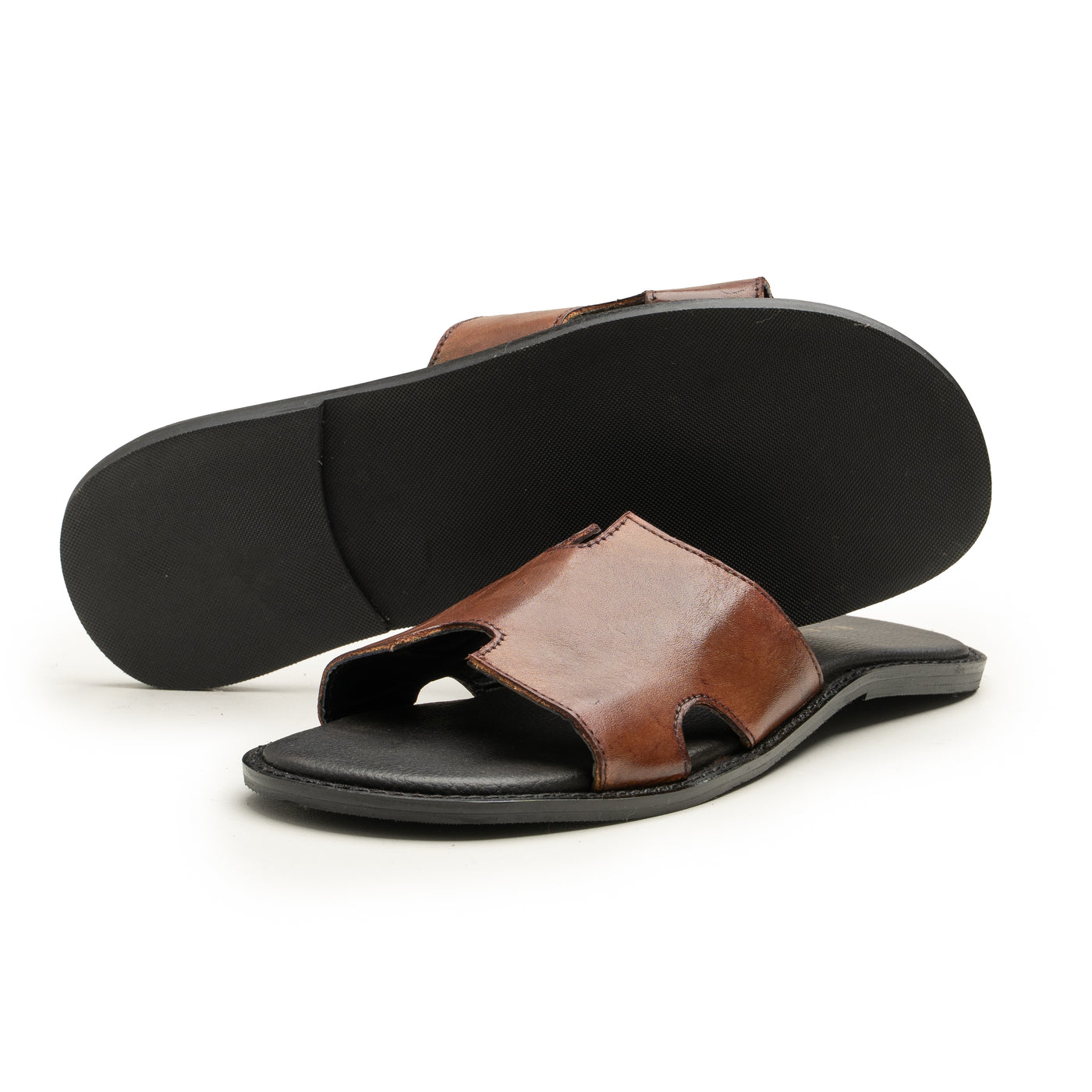 Ola - Leather Slippers