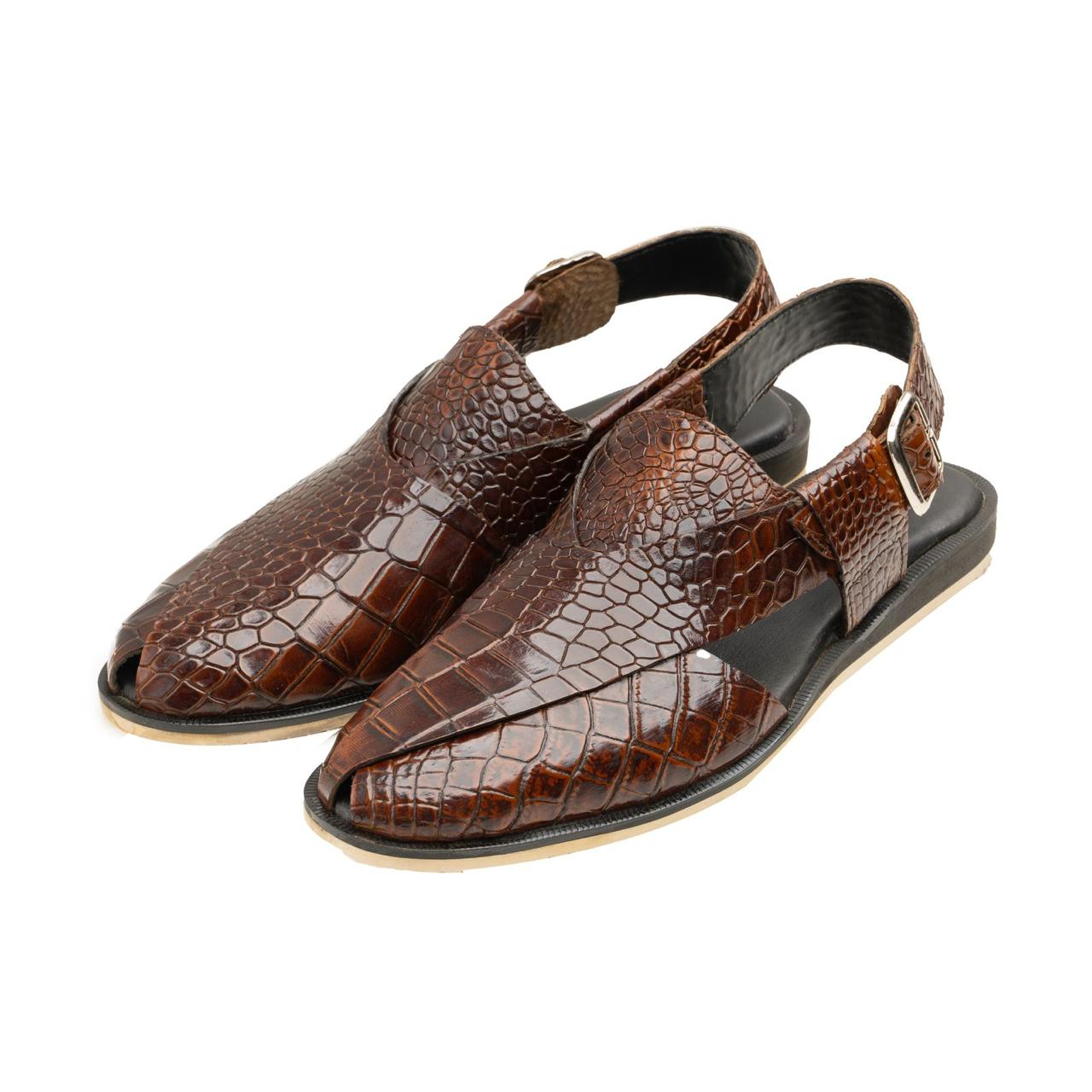 Sfaak - Textured Peshawri Chappal