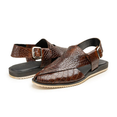 Sfaak - Textured Peshawri Chappal